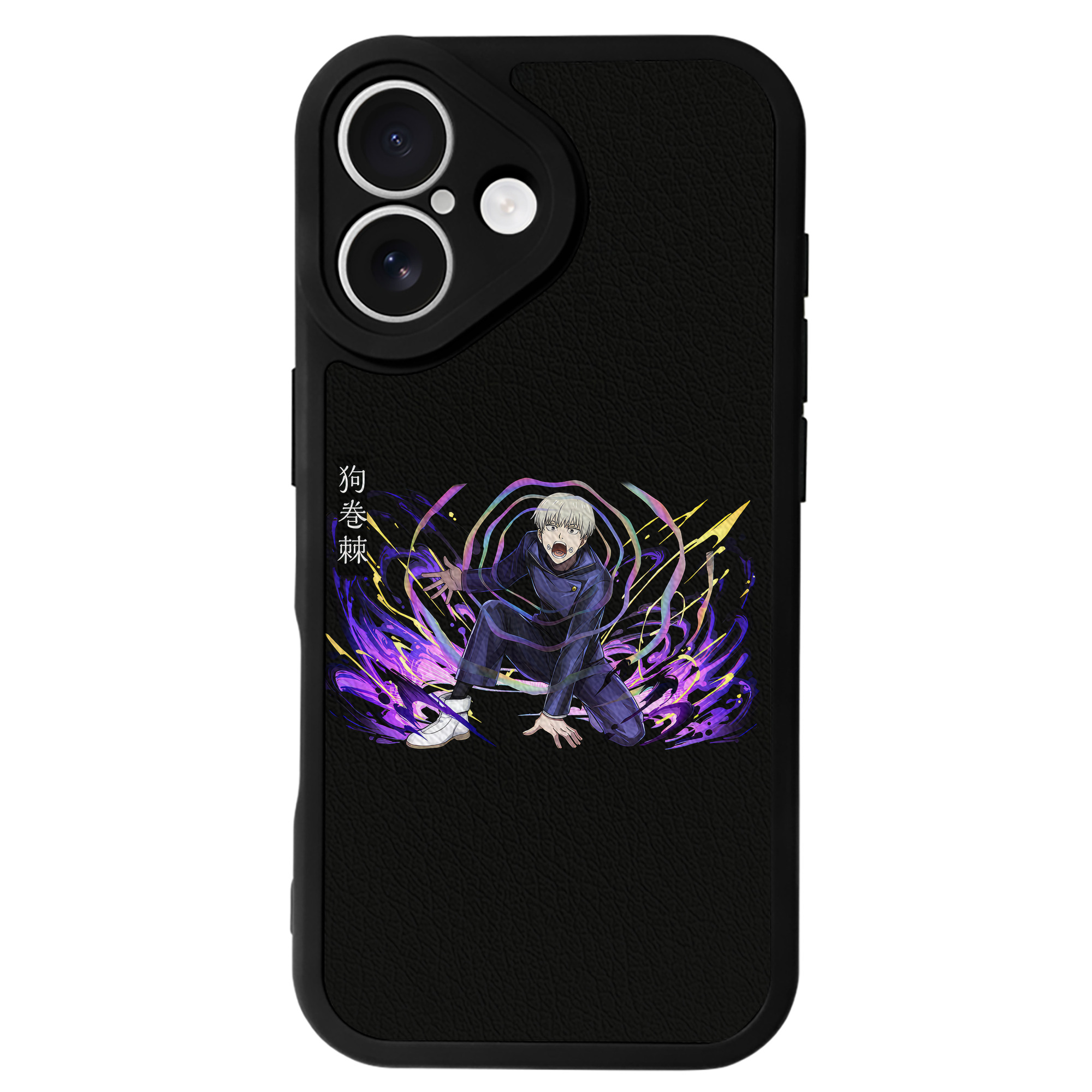 （画像用） 呪術廻戦 Jujutsu Kaisen 【iPhone 16シリーズ対応】シリコンスマホケース（レザー調） 材質：シリコン